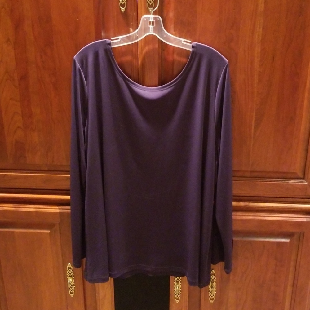 ☀️Lane Bryant Lt Jersey Deep Navy Top☀️